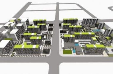 Sketchup住宅模型|多高层住宅小区，现代风格-BIM建筑网