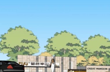 Sketchup景观模型|景观墙，现代风格-BIM建筑网