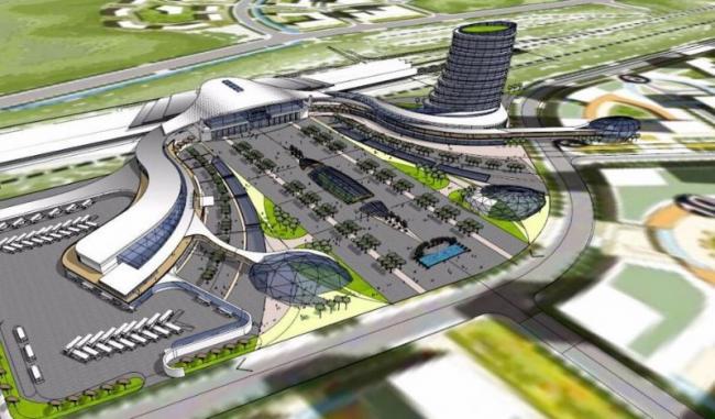 Sketchup车站路桥|多层火车站，现代风格