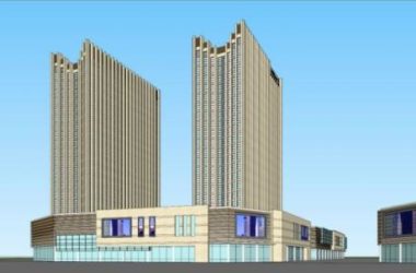 Sketchup综合体模型|高层综合体，现代风格-BIM建筑网