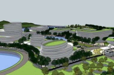 Sketchup办公模型|多层办公楼，现代风格-BIM建筑网