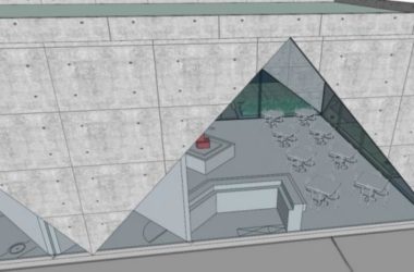 Sketchup文化模型|多层活动中心，文化建筑，清水混凝土，现代风格-BIM建筑网