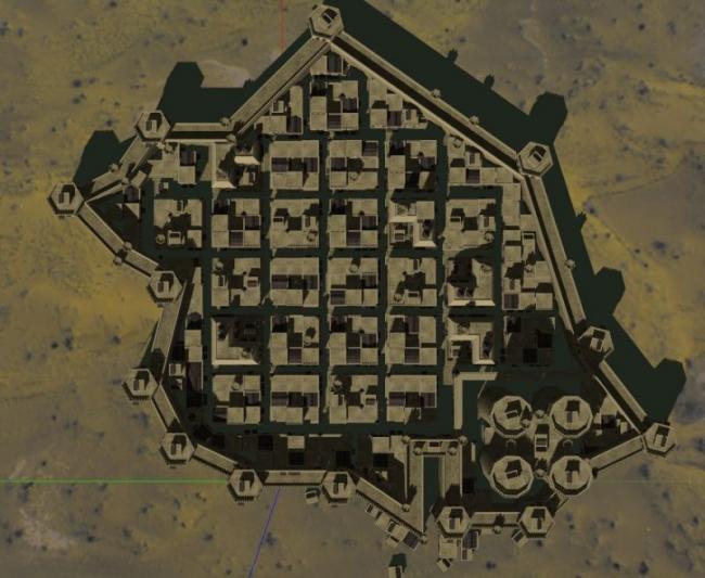 Sketchup住宅模型|阿拉伯城市，中世纪阿拉伯风格