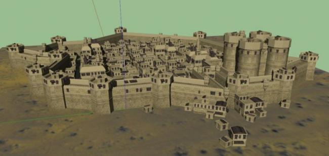 Sketchup住宅模型|阿拉伯城市，中世纪阿拉伯风格