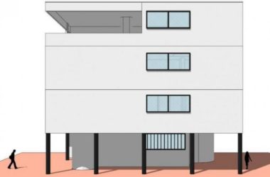 Sketchup住宅模型|多层住宅，柯布西耶，现代风格-BIM建筑网