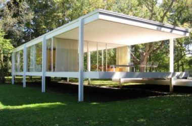 Sketchup住宅模型|范斯沃斯住宅，现代风格，密斯-BIM建筑网