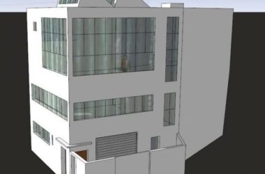 Sketchup住宅模型|多层工作室及公寓，柯布西耶，现代风格-BIM建筑网