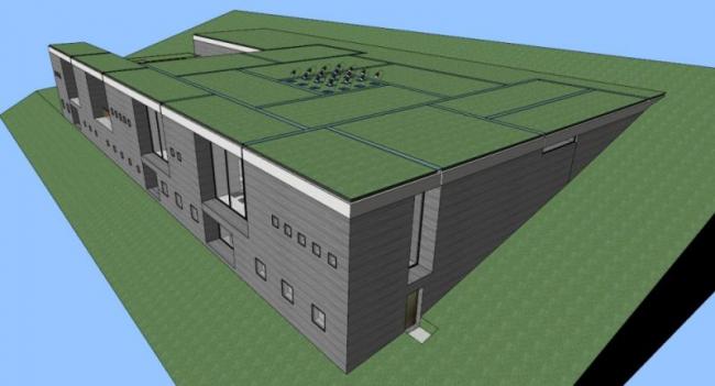 Sketchup酒店模型|温泉浴场，彼得·卒姆托，现代风格