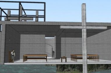 Sketchup文化模型|水之教堂，多层教堂，文化建筑，安藤忠雄，现代风格-BIM建筑网