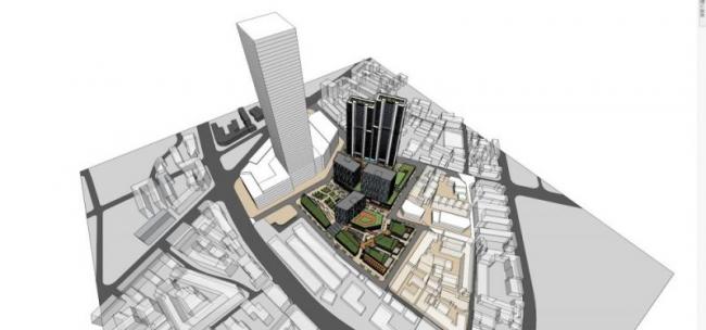 Sketchup商业模型|高层公馆，现代风格