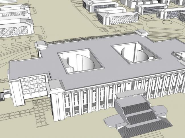 Sketchup住宅模型|多层小区规划，现代风格