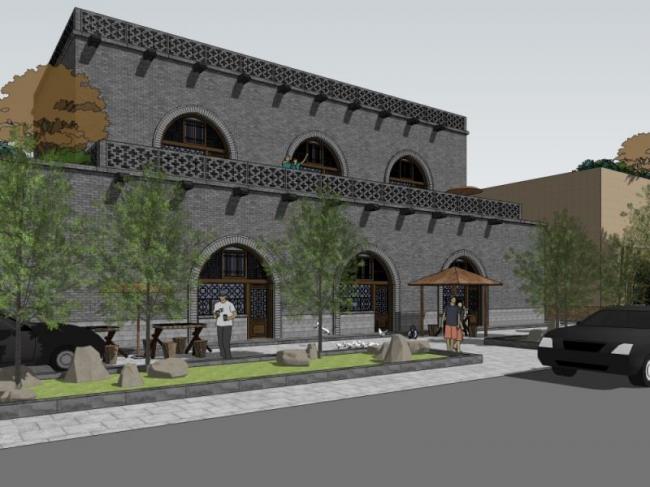 Sketchup住宅模型|窑洞，古典风格