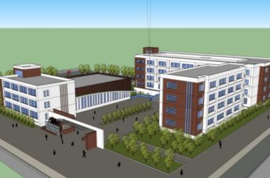 Sketchup学校模型|多层小学学校，校园教育建筑，现代风格-BIM建筑网