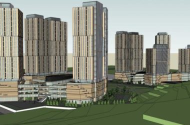 Sketchup综合体模型|超高层综合体，现代风格-BIM建筑网