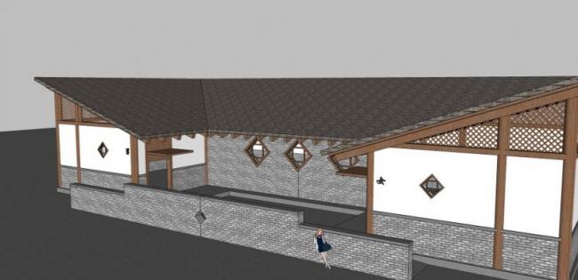 Sketchu工业厂房|多层公厕，中式风格