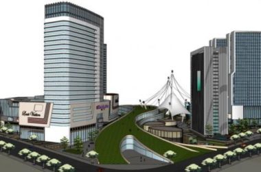 Sketchup综合体模型|多层高层混合商业综合体，现代风格-BIM建筑网