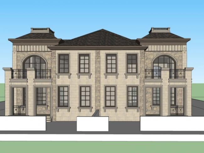 Sketchup商业模型|会所，古典风格