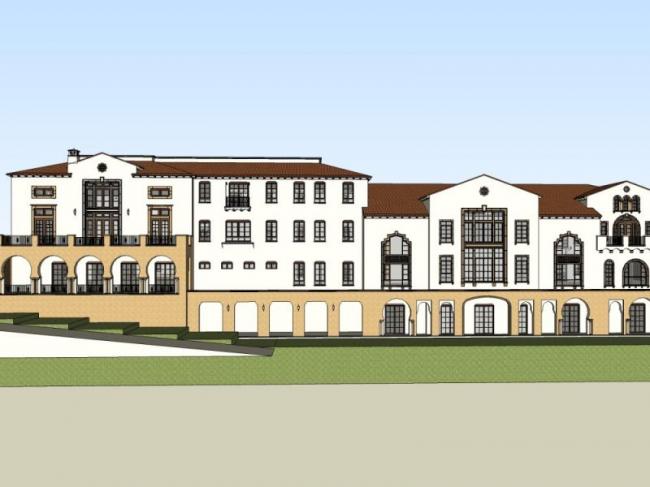 Sketchup商业模型|多层会所，欧式风格