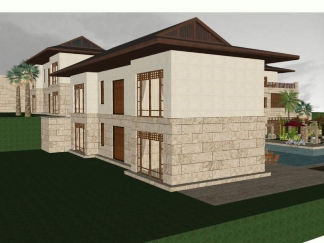 Sketchup商业模型|会所，现代风格