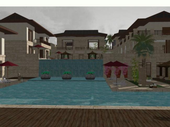 Sketchup商业模型|会所，现代风格