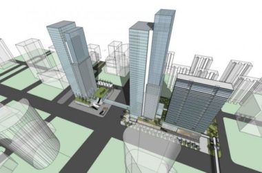 Sketchup综合体模型|超高层商业综合体，现代风格-BIM建筑网