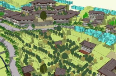 Sketchup酒店模型|度假山庄，中式风格-BIM建筑网