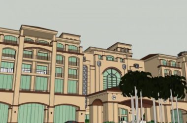 Sketchup酒店模型|多层酒店，西班牙风格-BIM建筑网