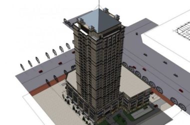 Sketchup商业模型|超高层商业建筑，现代风格-BIM建筑网
