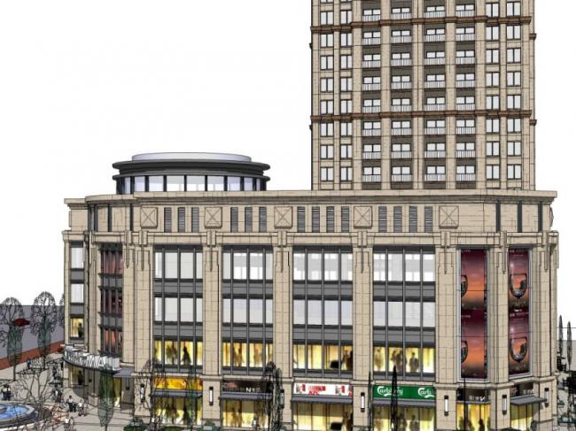 Sketchup商业模型|超高层商业建筑，现代风格