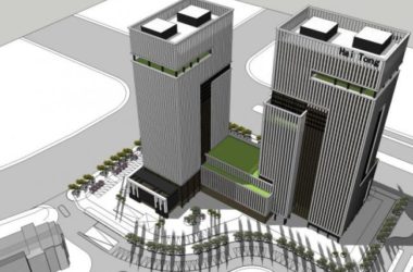 Sketchup办公模型|超高层办公楼，现代风格-BIM建筑网