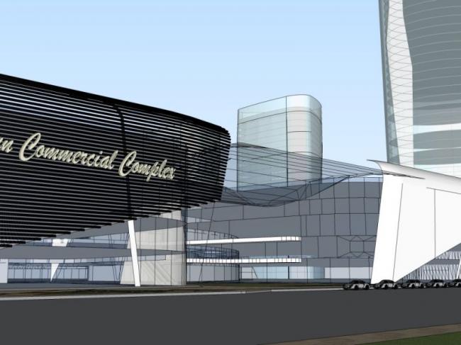 Sketchup综合体模型|超高层商业综合体，办公，酒店，住宅，现代风格