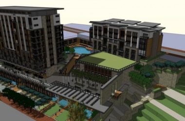 Sketchup酒店模型|山地酒店，古典风格-BIM建筑网