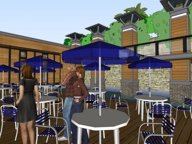 Sketchup酒店模型|山地酒店，古典风格