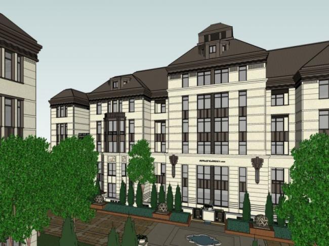 Sketchup商业模型|多层会所，现代风格