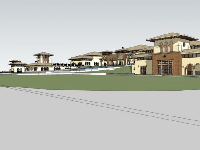 Sketchup酒店模型|多层酒店，古典风格