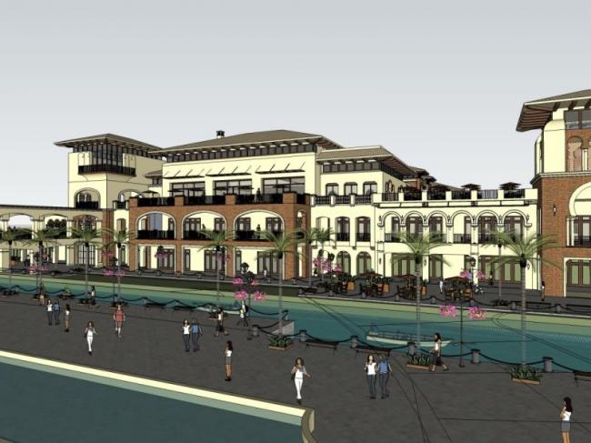 Sketchup酒店模型|多层酒店，古典风格