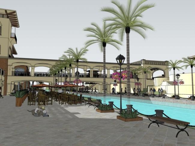 Sketchup酒店模型|多层酒店，古典风格