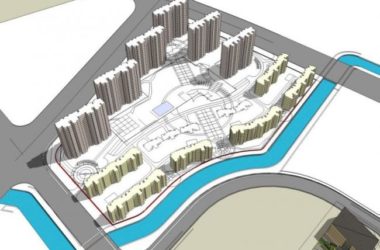 Sketchup综合体模型|多高层商业综合体，现代风格-BIM建筑网