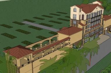 Sketchup酒店模型|多层酒店，古典风格-BIM建筑网