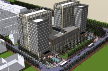 Sketchup办公模型|多高层办公楼，现代风格-BIM建筑网