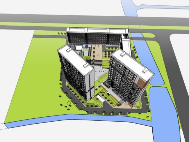 Sketchup酒店模型|高层酒店，现代风格