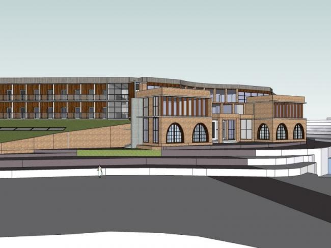 Sketchup酒店模型|多层酒店，现代风格