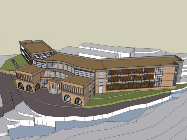 Sketchup酒店模型|多层酒店，现代风格