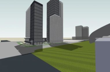 Sketchup办公模型|超高层办公楼，现代风格-BIM建筑网