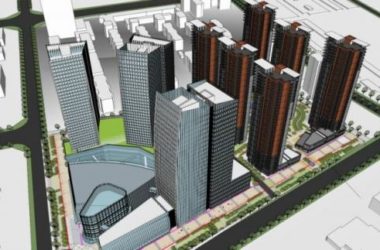 Sketchup办公模型|超高层办公楼，现代风格-BIM建筑网