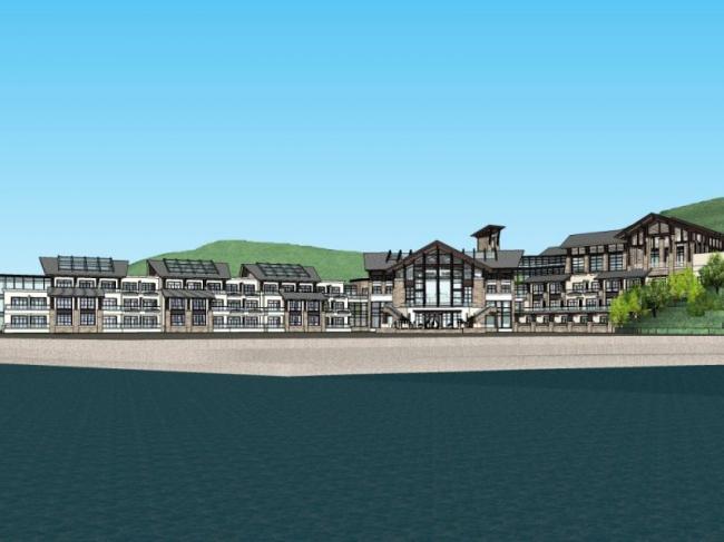 Sketchup酒店模型|多层酒店，中式风格