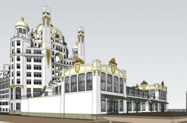 Sketchup酒店模型|多层酒店，古典风格-BIM建筑网