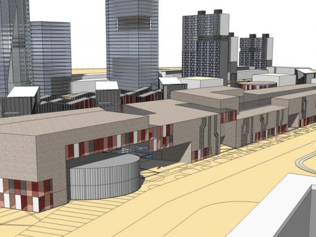 Sketchup综合体模型|超高层城市综合体，住宅，办公，现代风格