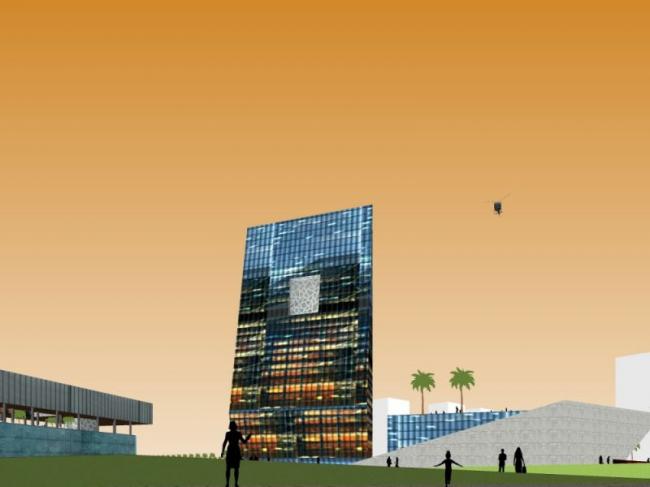 Sketchup文化模型|多层艺术中心，文化建筑，现代风格