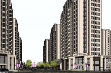 Sketchup住宅模型|高层住宅，底层商业，居住建筑，古典风格-BIM建筑网